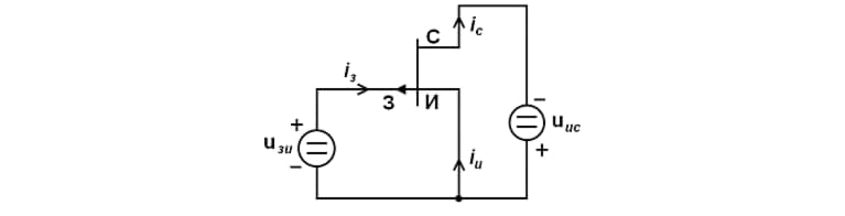 Схема подключения электротранзистора полевого типа